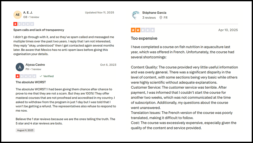 TECH GLOBAL UNIVERSITY TrustPilot