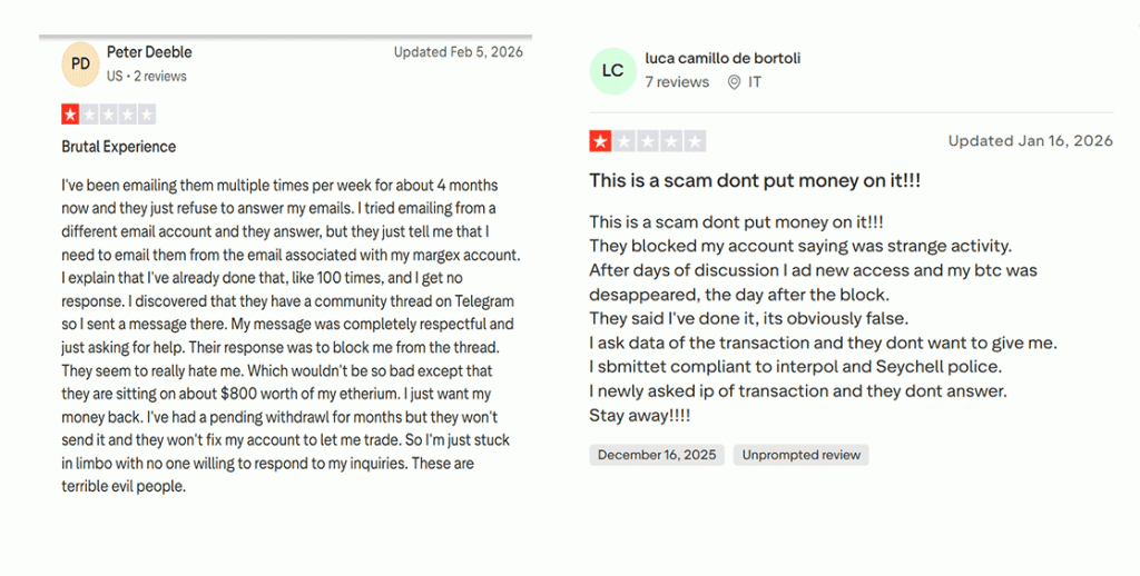 Margex.com-TrustPilot