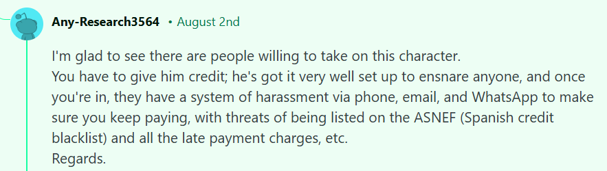 Reddit negative comment 5