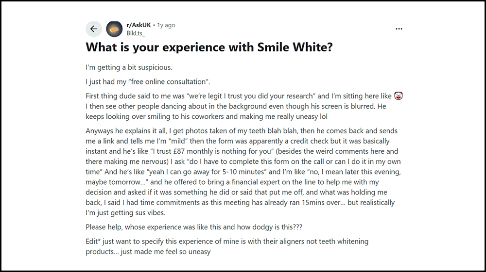 Smile-White-UK Reddit