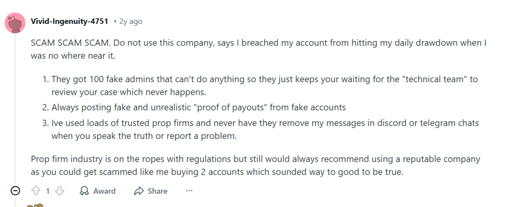 Reddit negative comment 6
