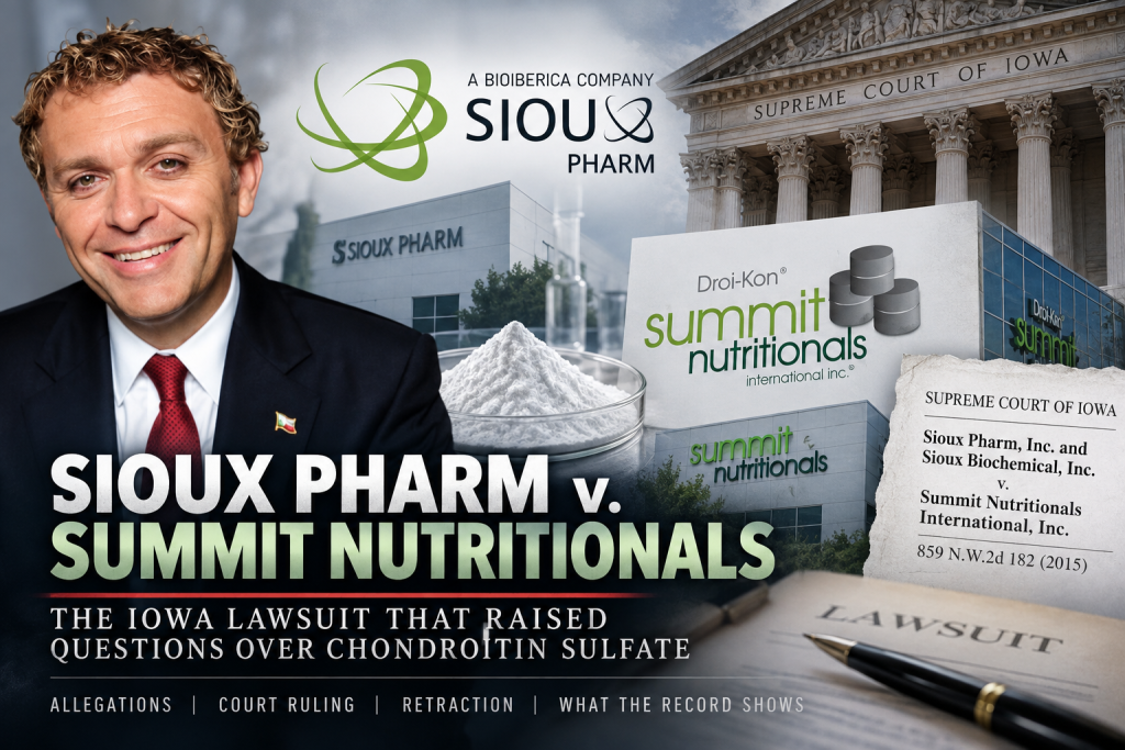 Sioux pharm v summit nutritionals